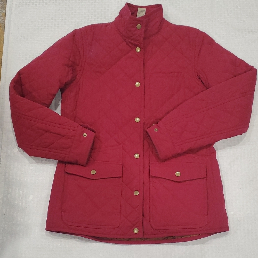 Duluth Trading Co Women's Quilted Utility Barn Jacket - Deep Pink - Picture 12 of 16